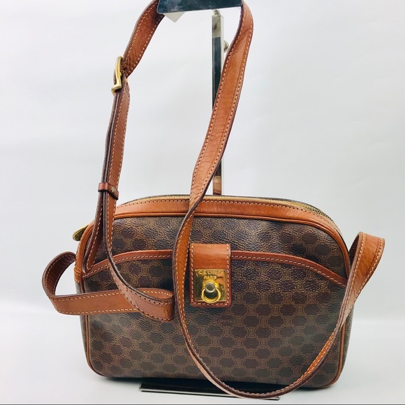 Celine Handbags - Authentic Celine Vintage Double Zip Shoulder Bag